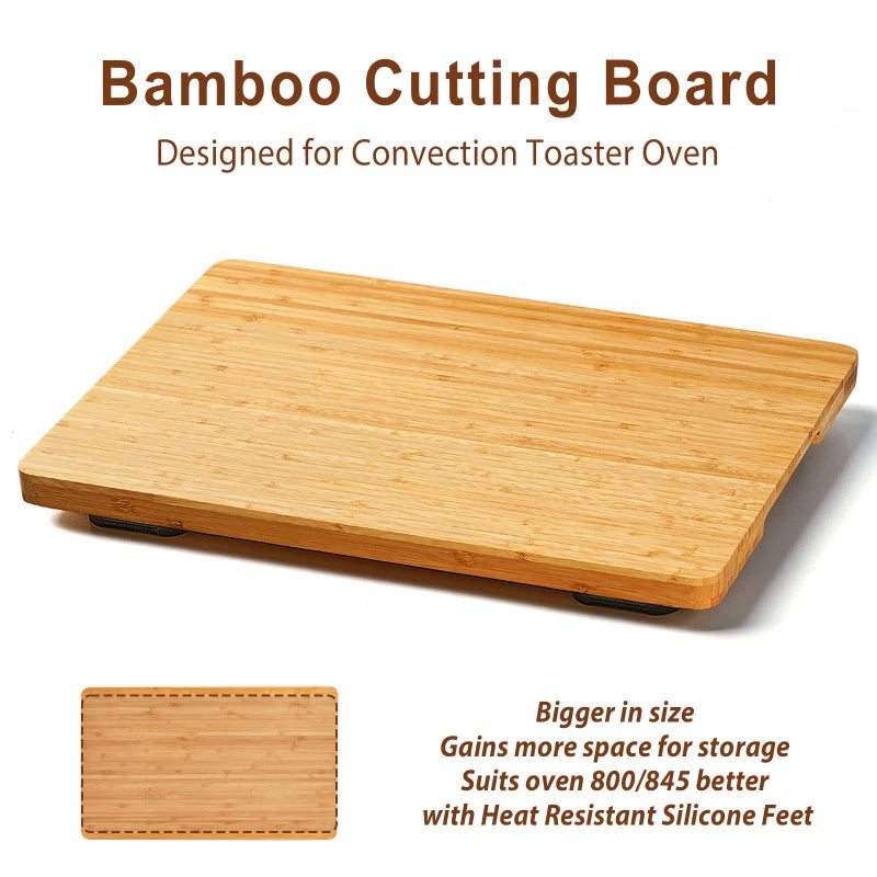 Umilife Cutting board Compatible with Breville BOV800XL/845BSS/860BSS Smart Oven Air Fryer, Accessories for Countertop Convection Oven, Heat Resistant Silicone Feet, Creates Storage Space, Protects Cabinets - Image 2